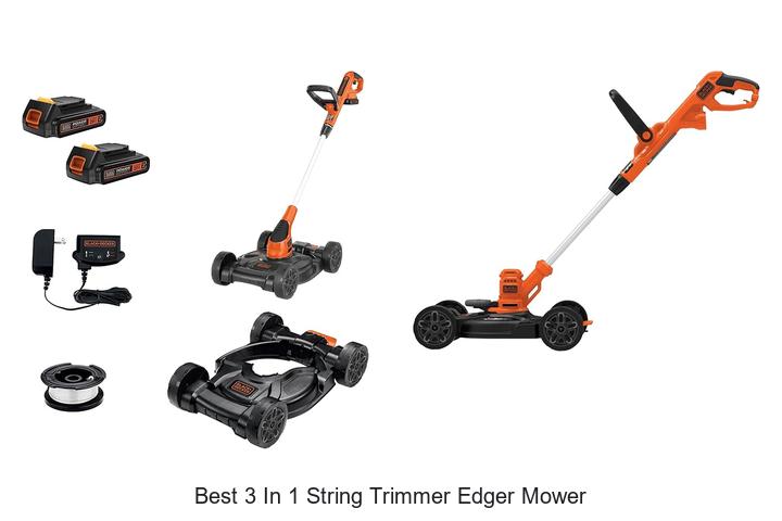 Top 12 Best 3 In 1 String Trimmer Edger Mower You Need Now
