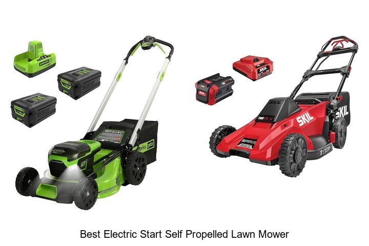 Top 12 Best Electric Start Self Propelled Lawn Mower Picks