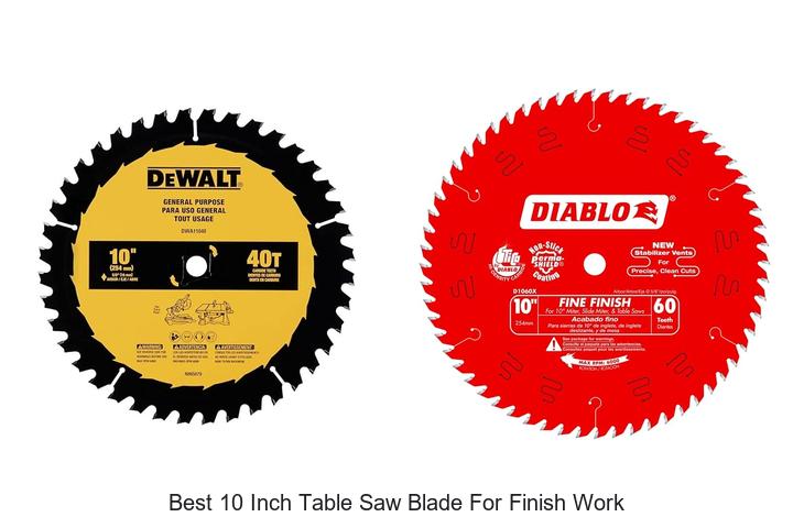 Top 15 Best 10 Inch Table Saw Blade For Finish Work Tips