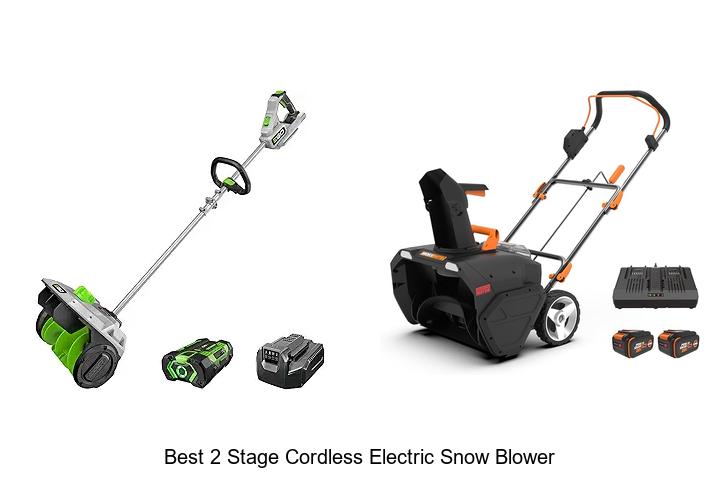 Top 15 Best 2 Stage Cordless Electric Snow Blower Deals