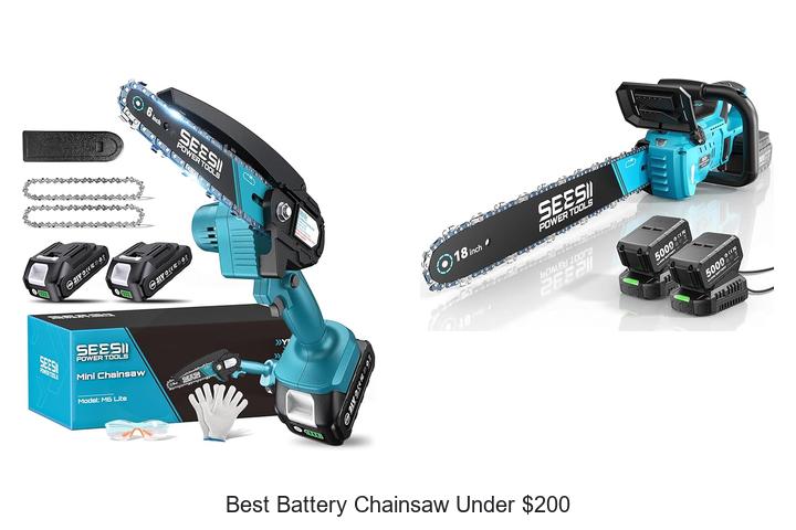 Top 15 Best Battery Chainsaw Under $200 You Must Try!