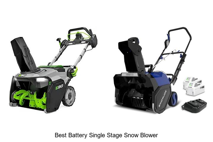 Best Battery Single Stage Snow Blower That Beats Snow Fast