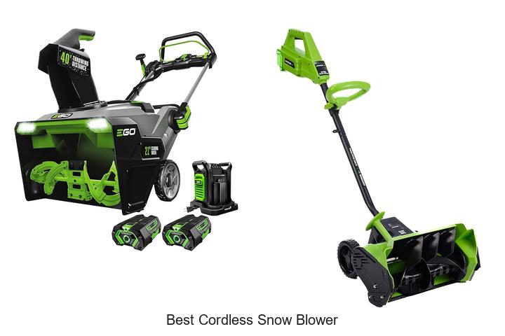 Top 15 Best Cordless Snow Blower That Will Blow You Away