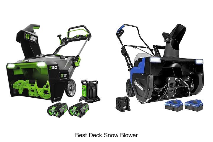 Top 15 Best Deck Snow Blower That Will Blow You Away