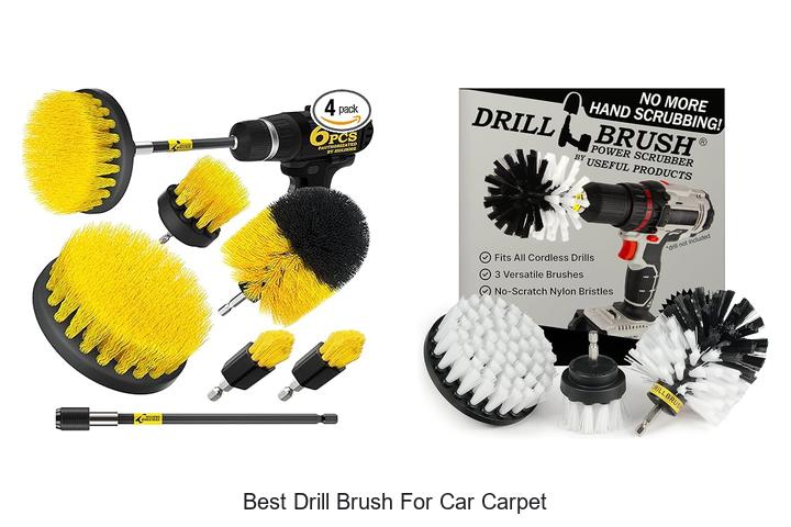 Top 15 Best Drill Brush For Car Carpet That Cleans Fast