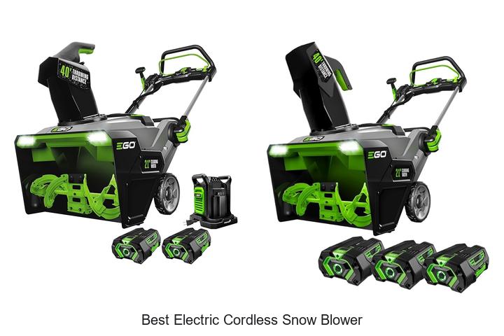 Best Electric Cordless Snow Blower That Blows Away Winter!