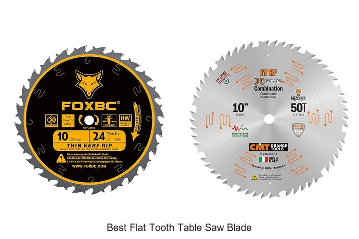 Top 10 Best Flat Tooth Table Saw Blade That Cuts Perfect