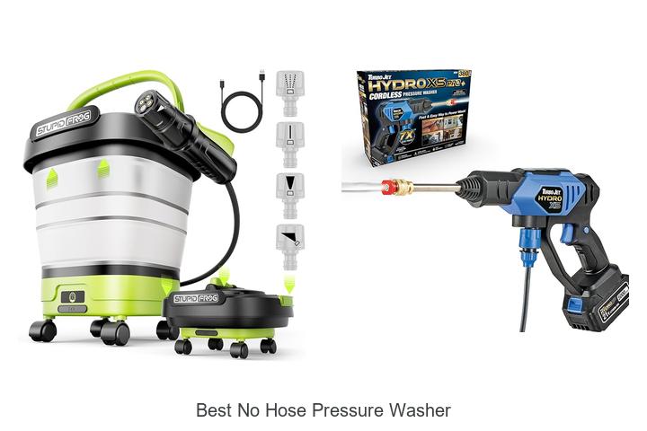 Top 12 Best No Hose Pressure Washer That Will Blow Your Mind