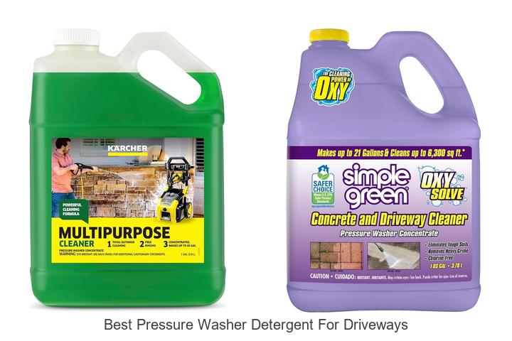 Top 10 Best Pressure Washer Detergent for Driveways You Need!