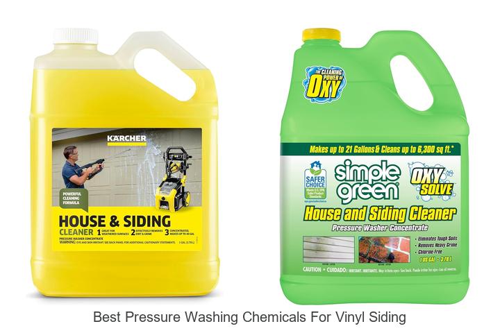 Top 12 Best Pressure Washing Chemicals For Vinyl Siding Exposed!