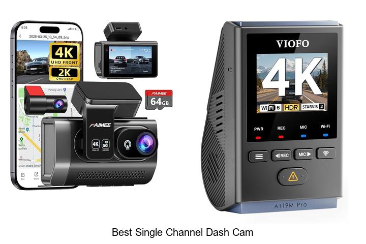 Top 10 Best Single Channel Dash Cam You Can’t Miss