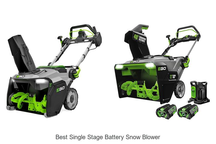 Best Single Stage Battery Snow Blower That Blows Away!