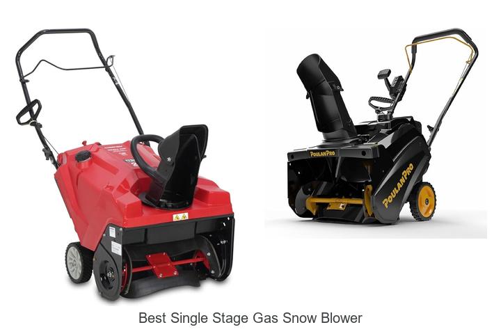 Top 15 Best Single Stage Gas Snow Blower For Easy Snow Clearing