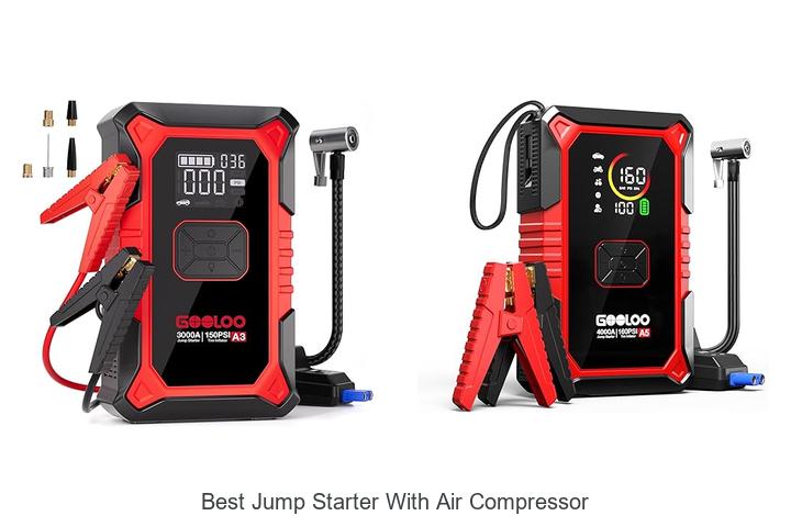 Top 12 Best Jump Starter With Air Compressor You Need Now