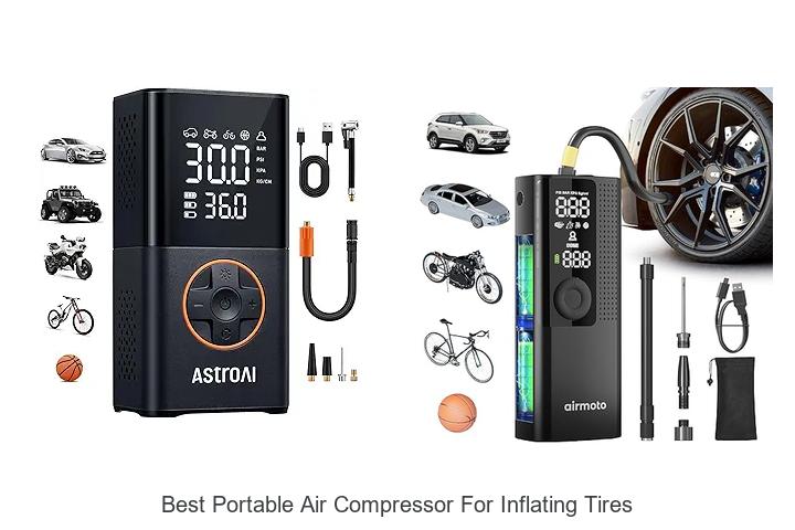 Top 12 Best Portable Air Compressor For Inflating Tires Now!